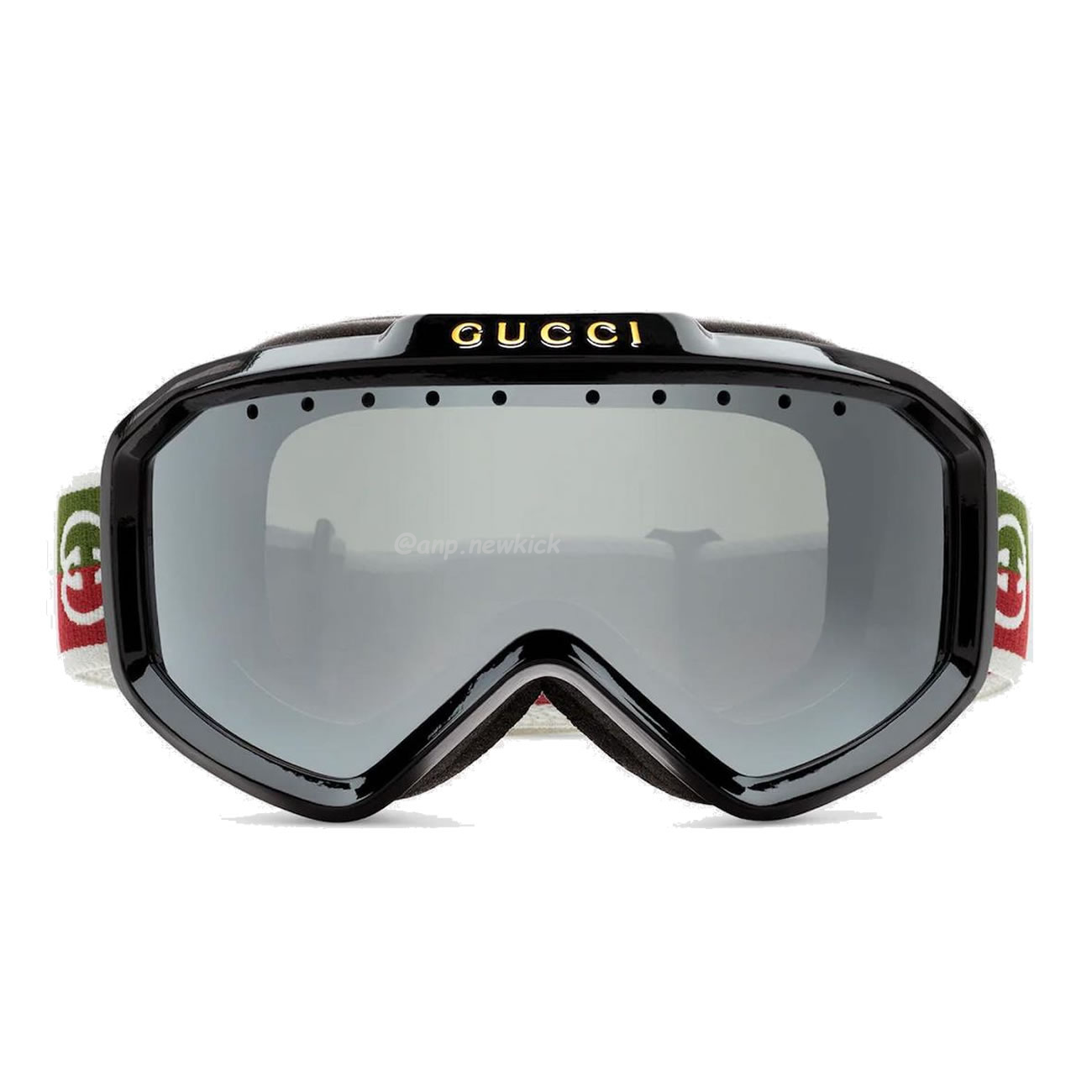 Gucci Ski Goggle Black Pink Olive Green White (3) - newkick.org